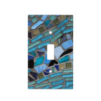 Blue Sea Glass Mosaic