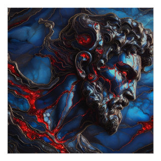 Blue Sea Guardian - AI At Work Photo Print