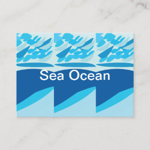 Blue Sea Ocean Business Card