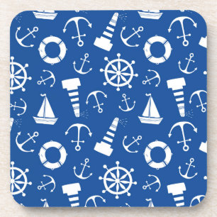 Blue Sea Pattern Coaster