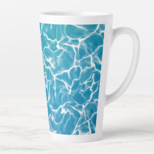Blue Sea Water* Latte Mug