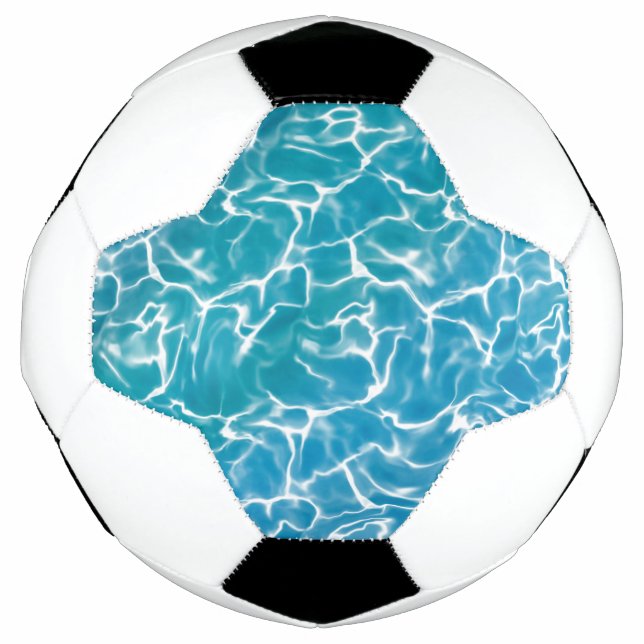 Blue Sea Water Soccer Ball (Front)