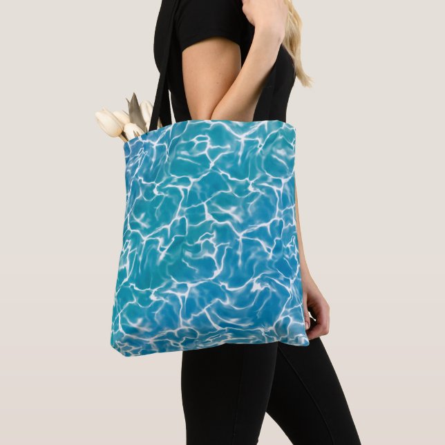 Blue Sea Water * Tote Bag (Close Up)