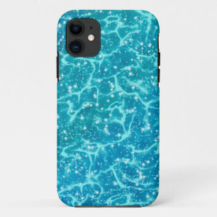 Blue Sea Water with Sparkles iPhone 11 Case