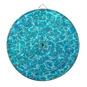 Blue sea Water with Sparkles Dartboard