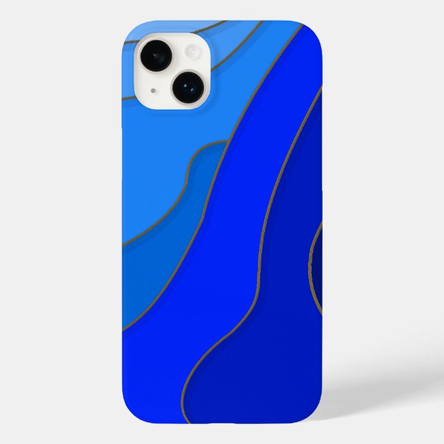 blue seabed Case-Mate iPhone case (Back)