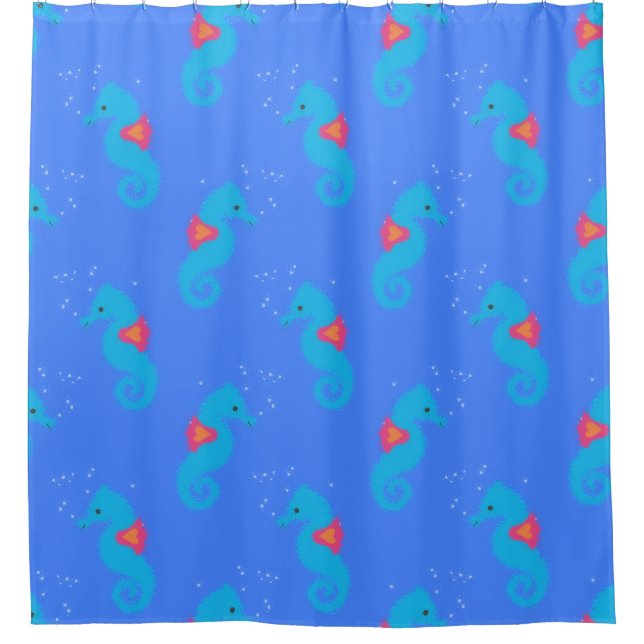 Blue Seahorse Pattern (Front)