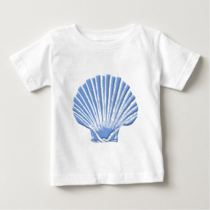 Blue Seashell Baby T-Shirt