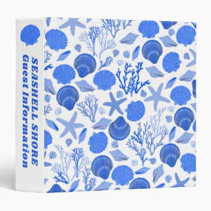 Blue Seashells Beach Vacation Rental Information Binder