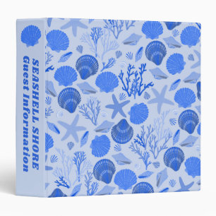 Blue Seashells Beach Vacation Rental Information Binder