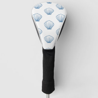 Blue Seashells  Golf Head Cover