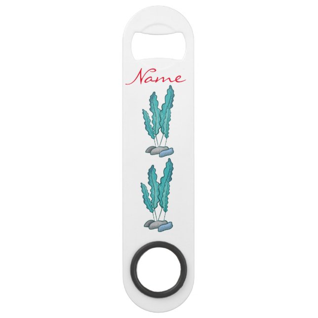 Blue Seaweed Algae Thunder_Cove Bar Key (Front)