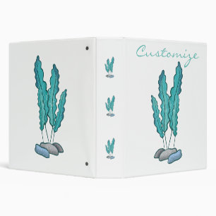 Blue Seaweed Algae Thunder_Cove Binder