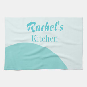 Blue Semi Circle Kitchen Towel