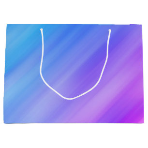 Blue Shade Abstract Large Gift Bag