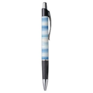 Blue Shades Abstract Bridal Shower Pen