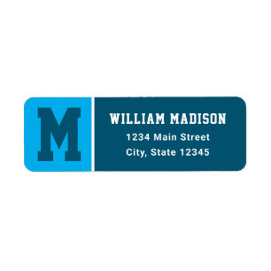 Blue Shades Monogram Stripe