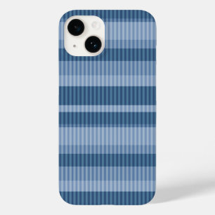 blue shades striped vertical pattern Case-Mate iPhone 14 case