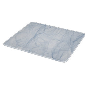 Blue Shadow Pattern Cutting Board