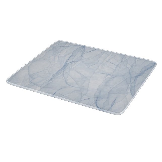 Blue Shadow Pattern Cutting Board (Corner)