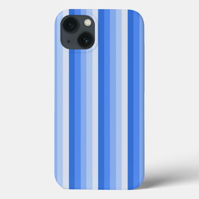 Blue shadow stripes Case-Mate iPhone case (Back)