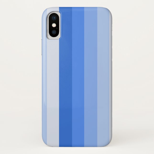 Blue shadow stripes Case-Mate iPhone case (Back)