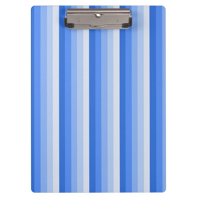 Blue shadow stripes clipboard (Front)