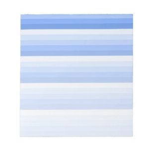 Blue shadow stripes notepad