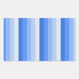 Blue shadow stripes sticker