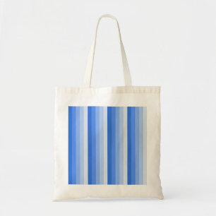 Blue shadow stripes tote bag