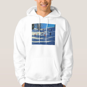 Blue shadows Morzine Hoodie