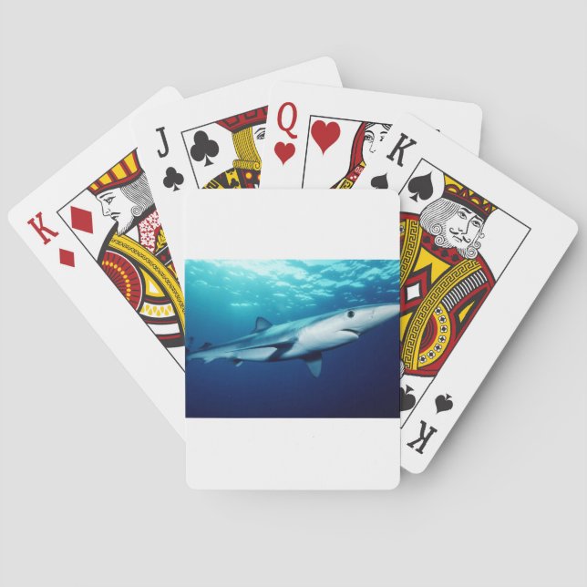 Blue Shark Playing Cards (Back)