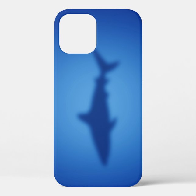 Blue shark silhouette Case-Mate iPhone case (Back)