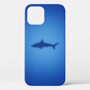 Blue shark silhouette Case-Mate iPhone case