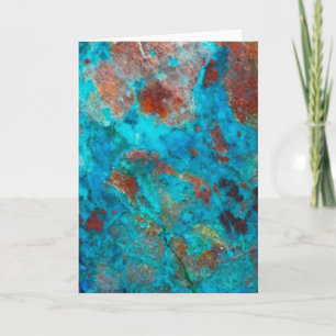 Blue Shattuckite Card