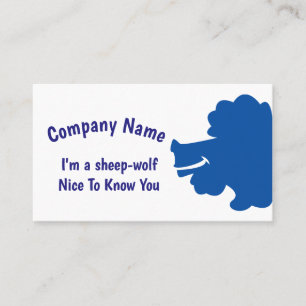 Blue Sheep Wolf Business Card