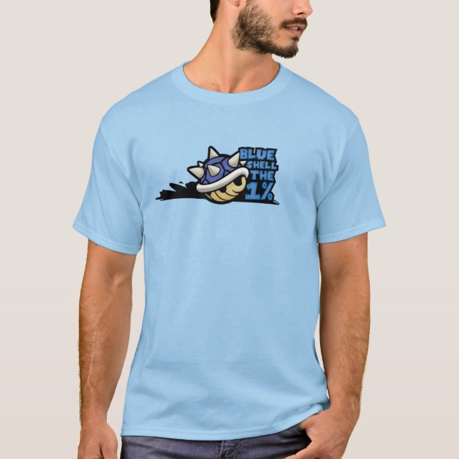 Blue Shell the 1% T-Shirt (Front)