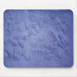 Blue Shells Mouse Pad