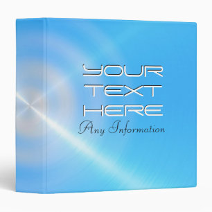 Blue shiny stainless steel metal binders