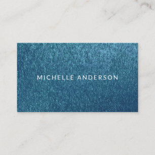 Blue Shiny Texture Business Card