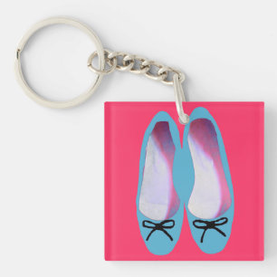 Blue shoes keychain