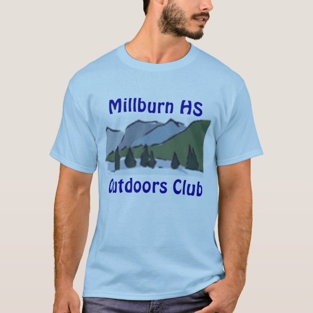 Blue Short Sleeve T-Shirt (Front)