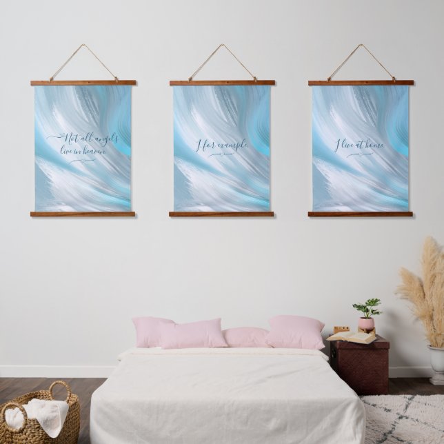 blue shy modern decoration hanging tapestry (Bedroom)