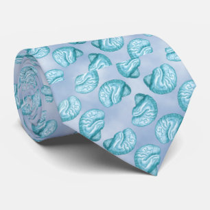 Blue Side Brain Tie
