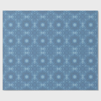 Blue Signature Goth Pattern Wrapping Paper