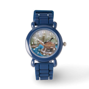 Blue Silicone Watch