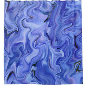 Blue silk abstract
