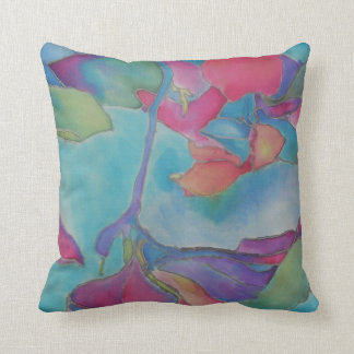Blue Silk Pillow