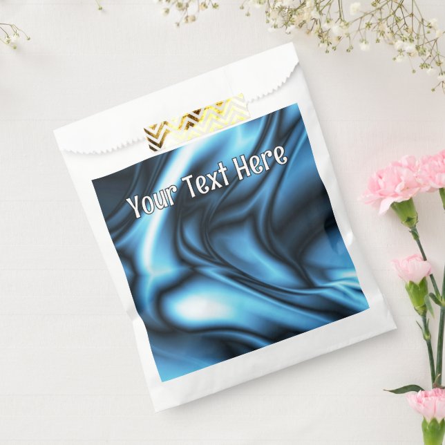 Blue Silk wave Favour Bag (Sealed)