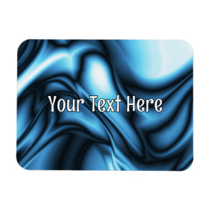 Blue Silk wave Magnet
